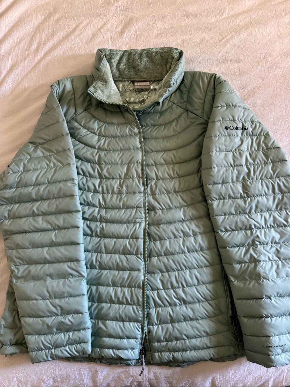 Columbia Women's  Lightweight Packable Puffer Jacket Omni-Heat size 2X new